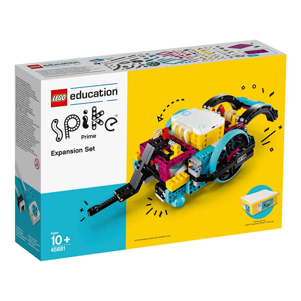 Конструктор LEGO Education 45681 SPIKE Prime — расширенный комплект с платой