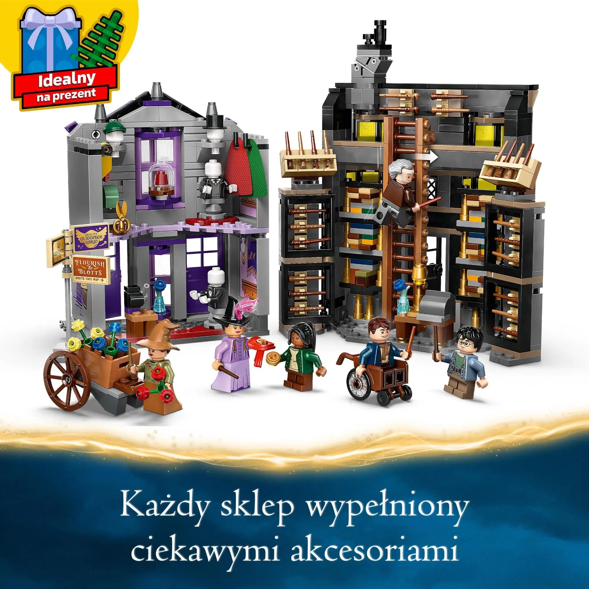 Конструктор LEGO Harry Potter 76439 Склады Олливандера и мадам Малкин