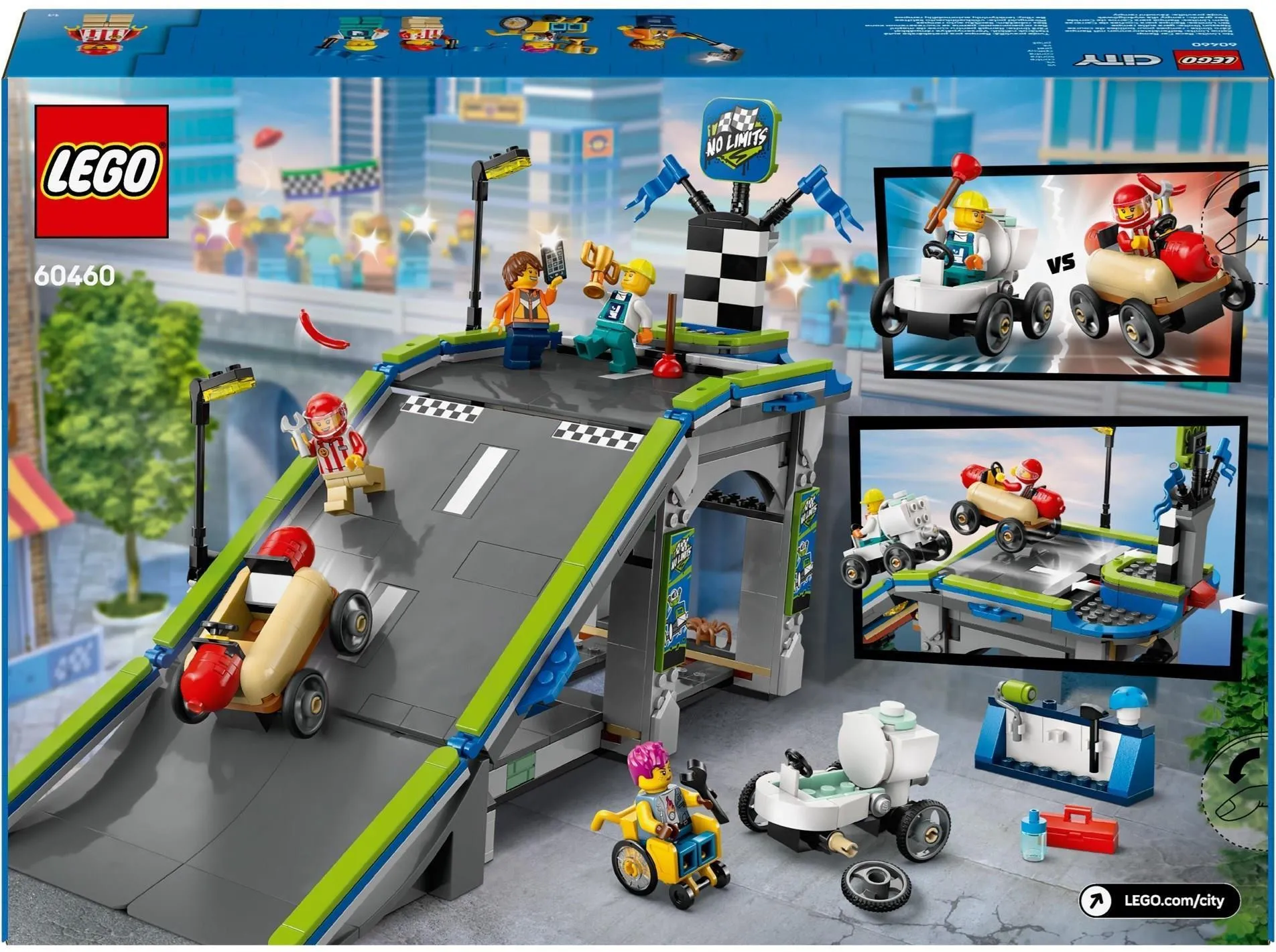 LEGO City 60460 Без границ: трасса с трамплинами для гонок