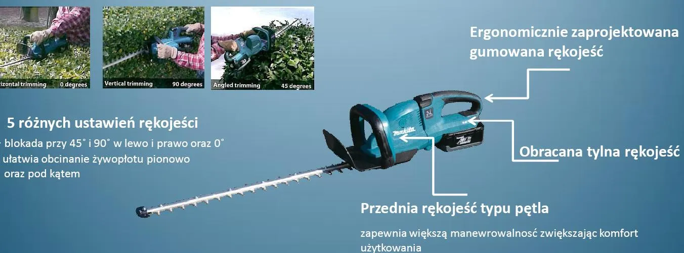 Кусторез Makita BUH650Z 18V LXT без АКБ и ЗУ