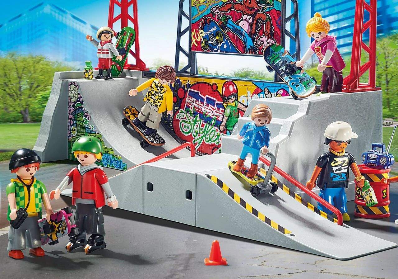 Конструктор Скейтпарк Playmobil 70168