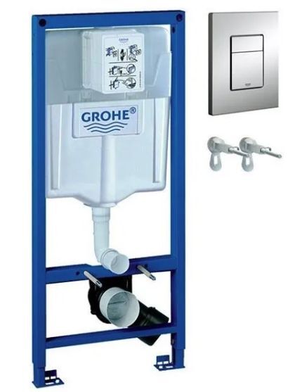 Комлект для скрытого монтажа подвесного унитаза Grohe Set 3in1 + Skate Cosmopolitan Rapid SL 38772001
