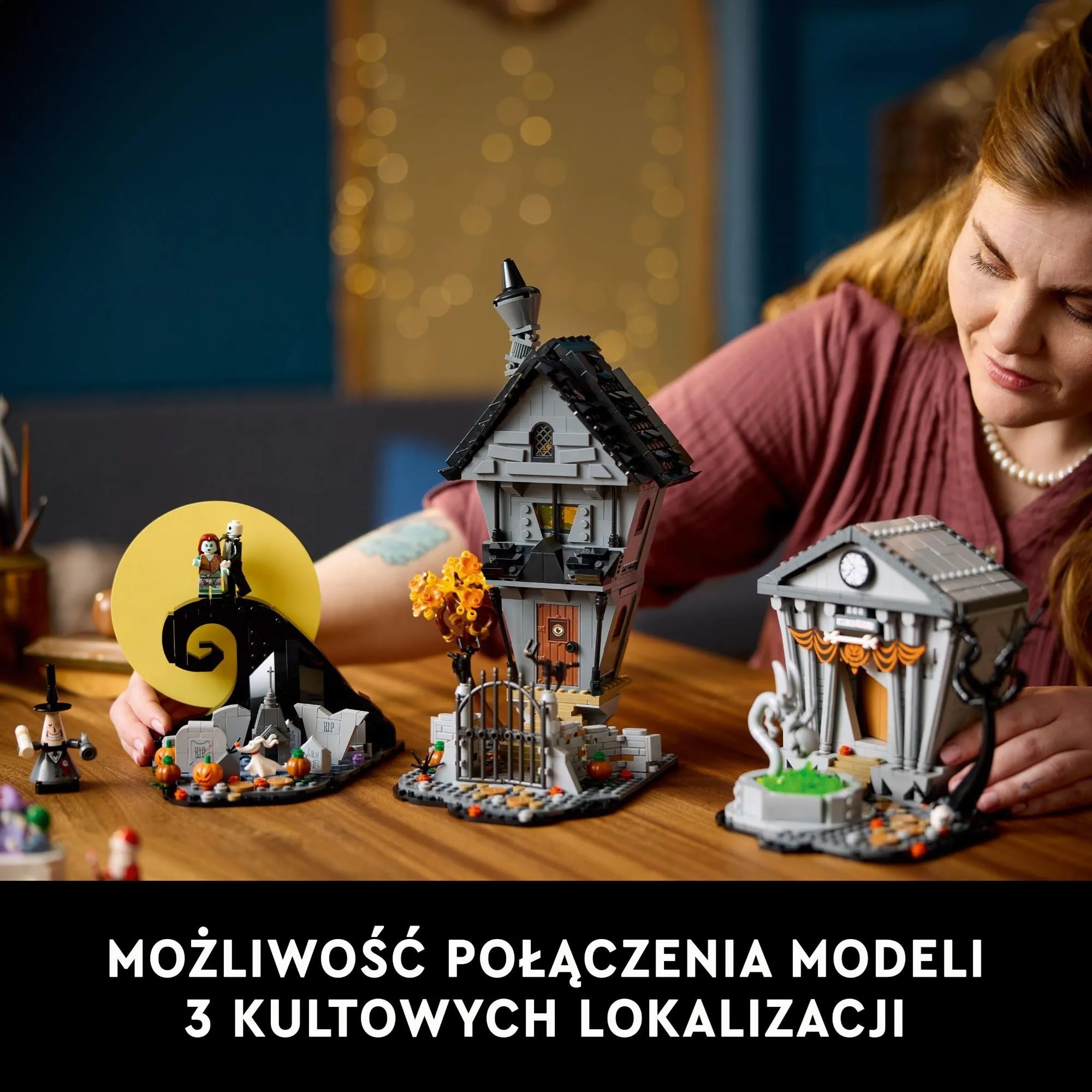 Конструктор LEGO Ideas 21351 Disney: Город Хэллоуина Тима Бёртона