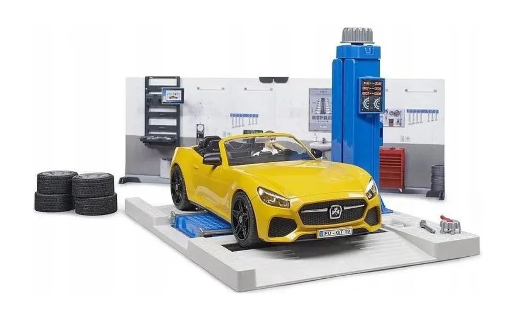 Автомастерская с механиком Bruder 62110