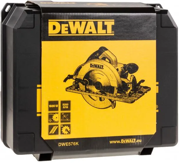 Сетевая дисковая пила DeWalt DWE576K, в кейсе