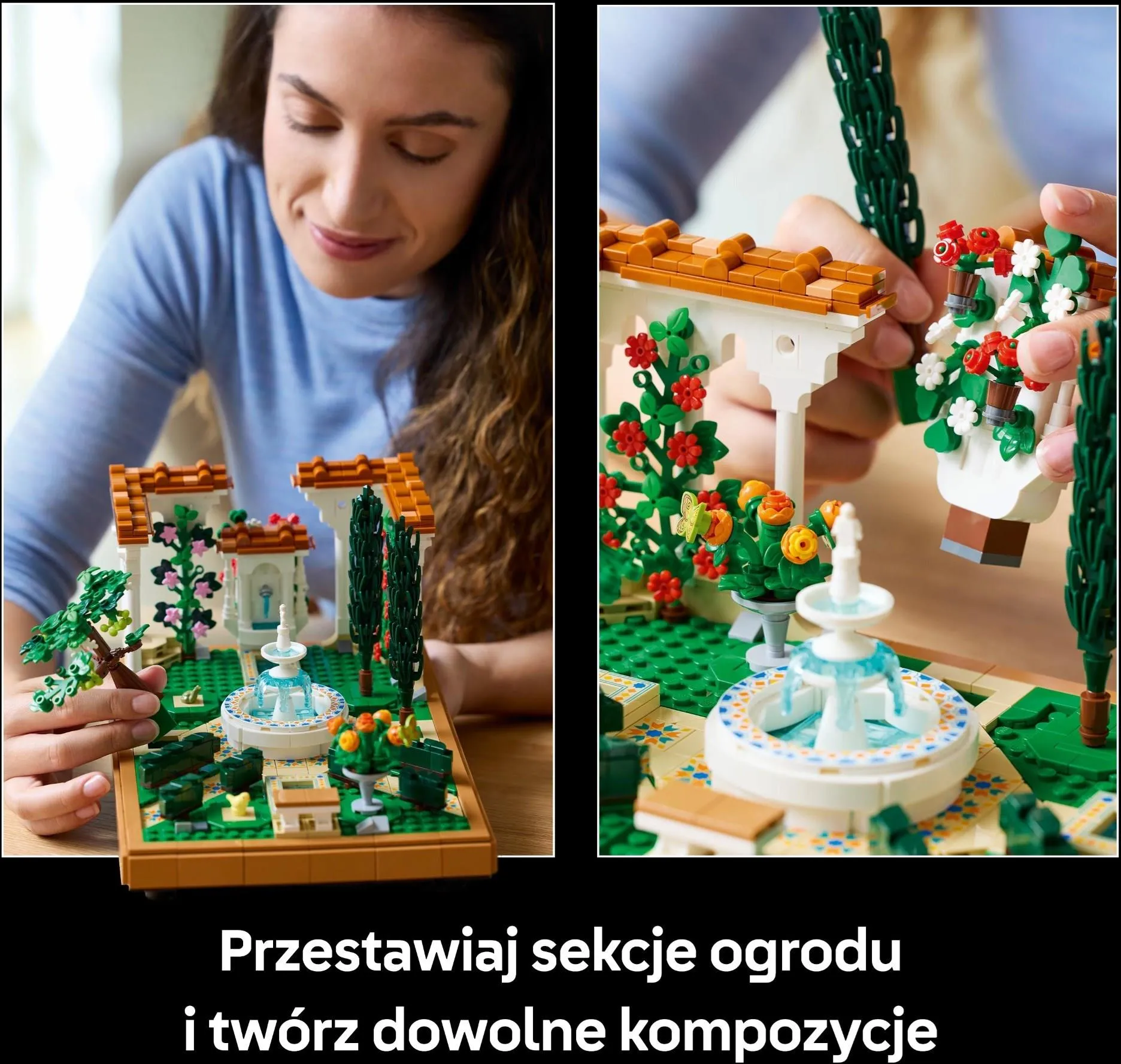 Конструктор LEGO Icons 10359 Фонтан в саду