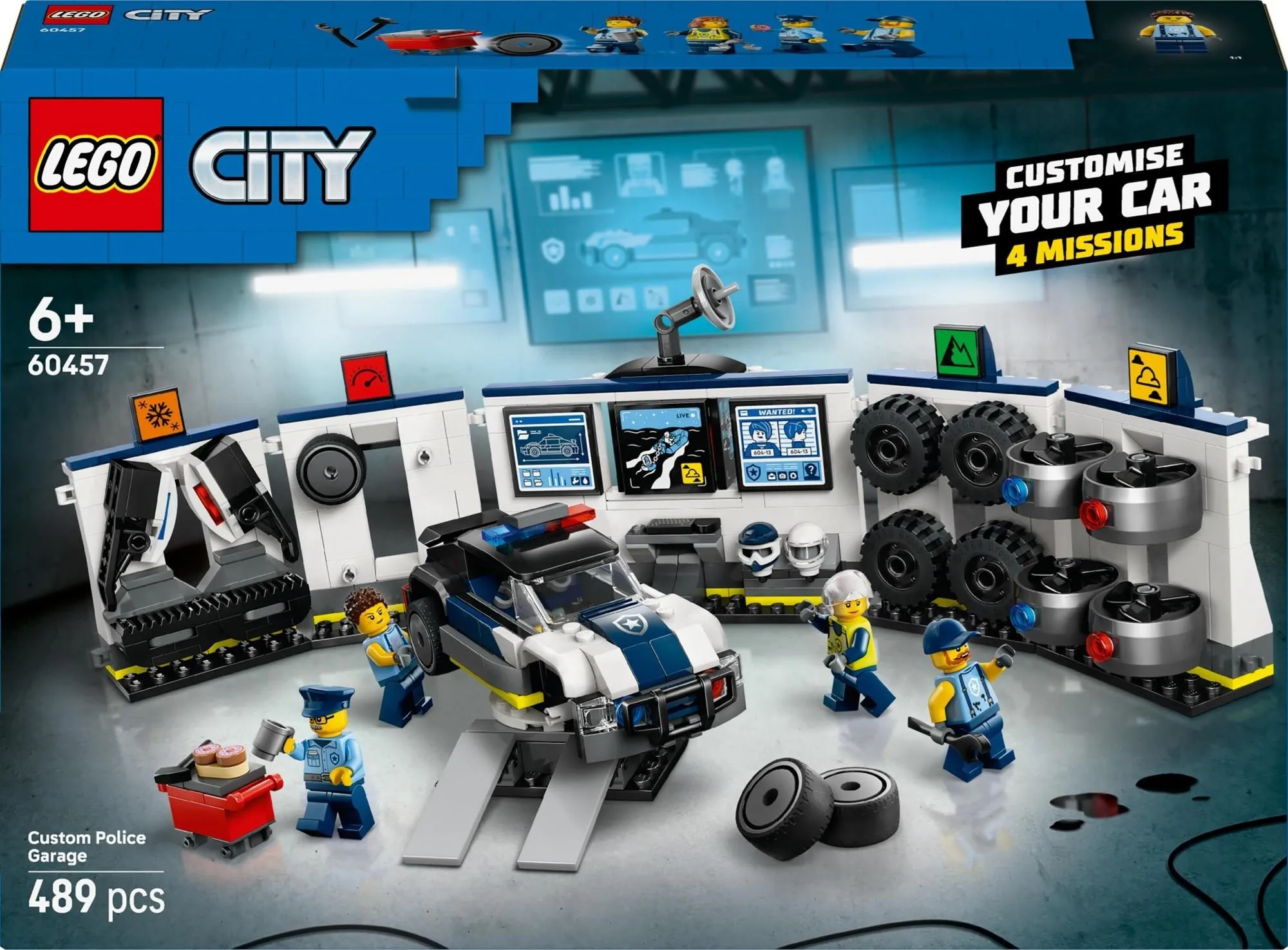Конструктор LEGO City 60457 Полицейская тюнинг-мастерская