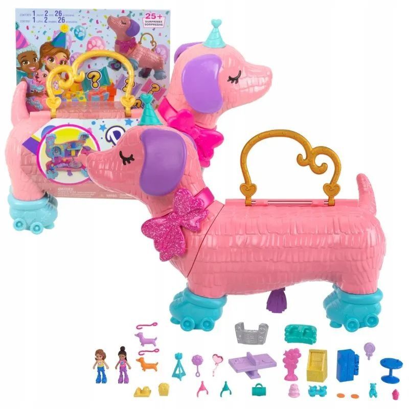 Игрушка Mattel Polly Pocket Вечеринка для собак HKV52 HKV54