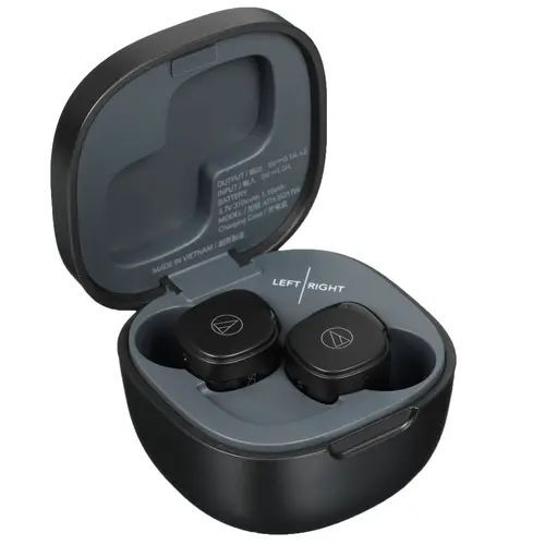 Наушники AUDIO-TECHNICA ATH-SQ1TW BK, черный