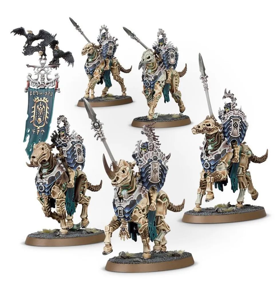 Миниатюры для настольной игры Games Workshop; Age of Sigmar - Ossiarch Bonereapers: Praetorian Spearhead