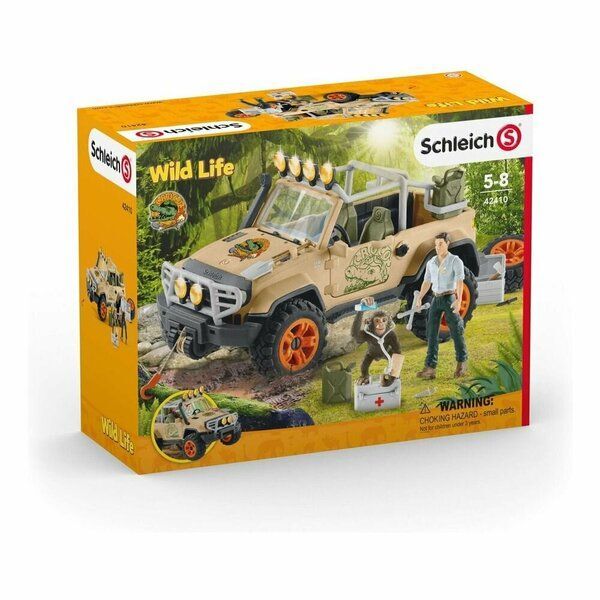 Игровой набор Schleich Джип с тросовой лебедкой 42410