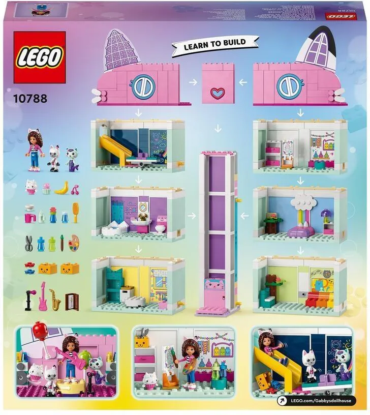Конструктор LEGO Gabby's Dollhouse 10788 Кошкин домик Габи