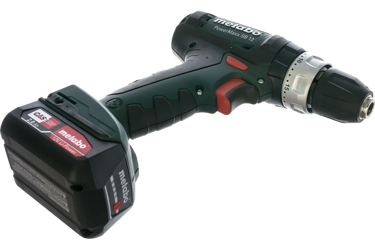 Аккумуляторная ударная дрель-шуруповерт Metabo PowerMaxx SB 12 601076500