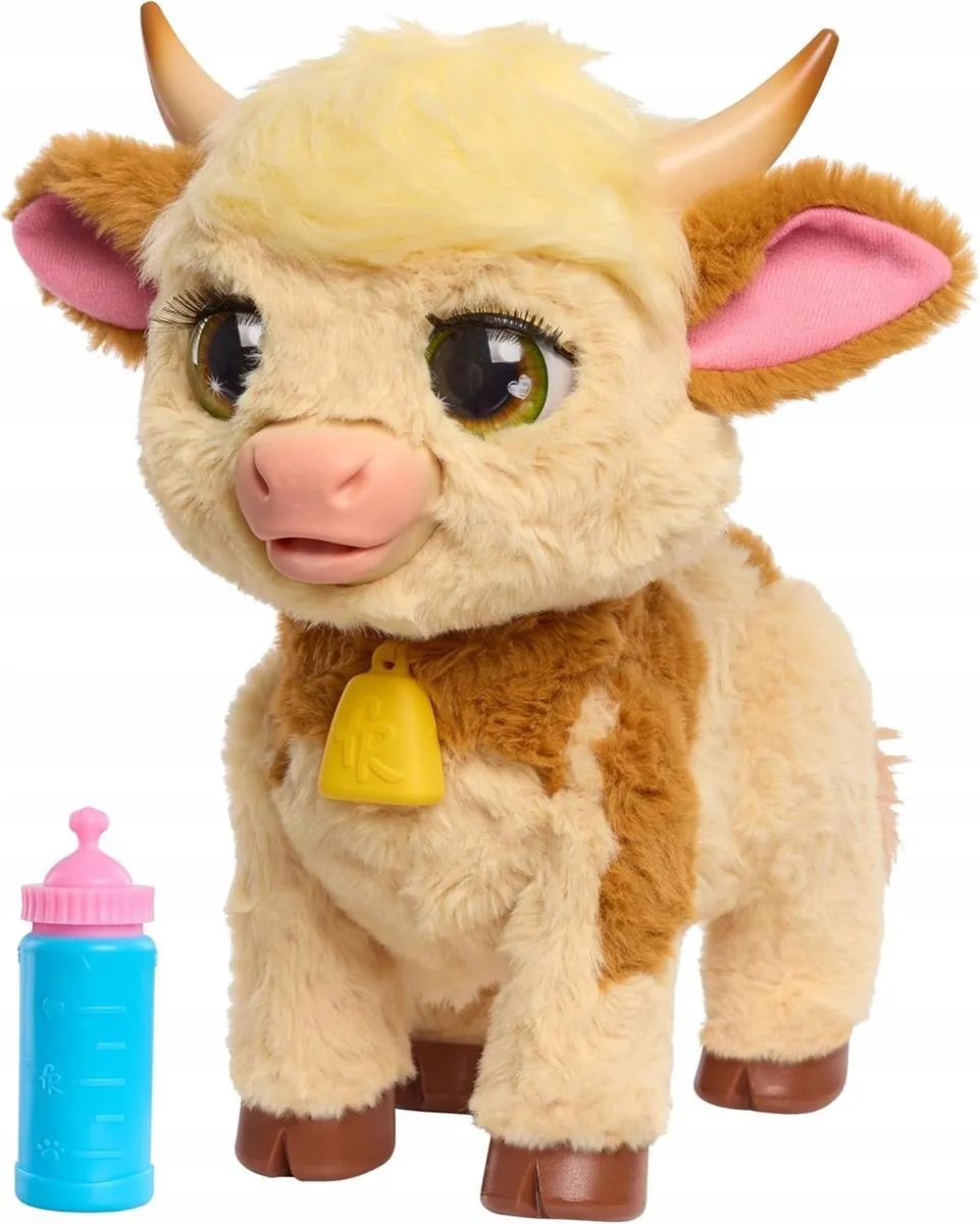 Интерактивная игрушка Hasbro FurReal Maggie корова с кормлением и прогулкой