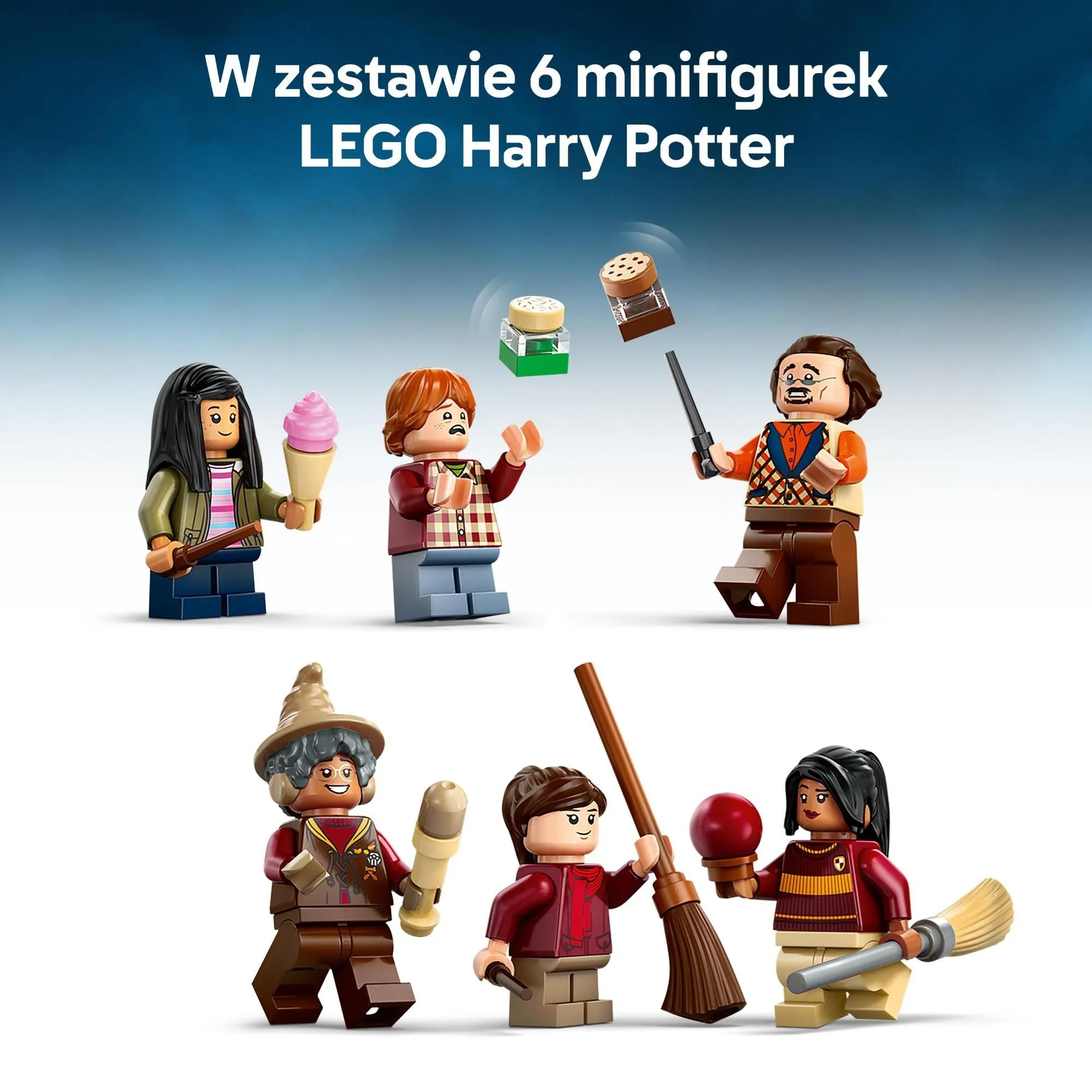 Конструктор LEGO Harry Potter 76452 Магазин принадлежностей для квиддича и кафе-мороженое