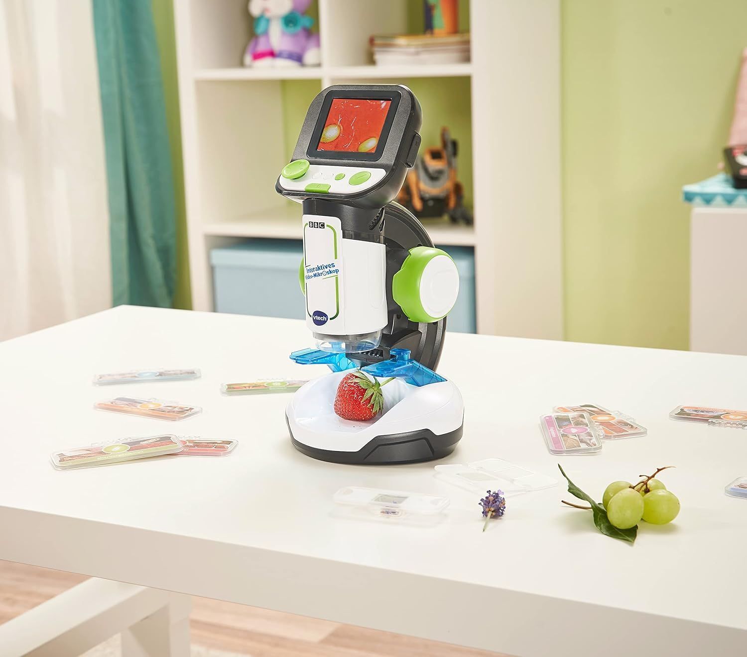 Игрушка Vtech Интерактивный микроскоп для детей, Цветной 80-616104