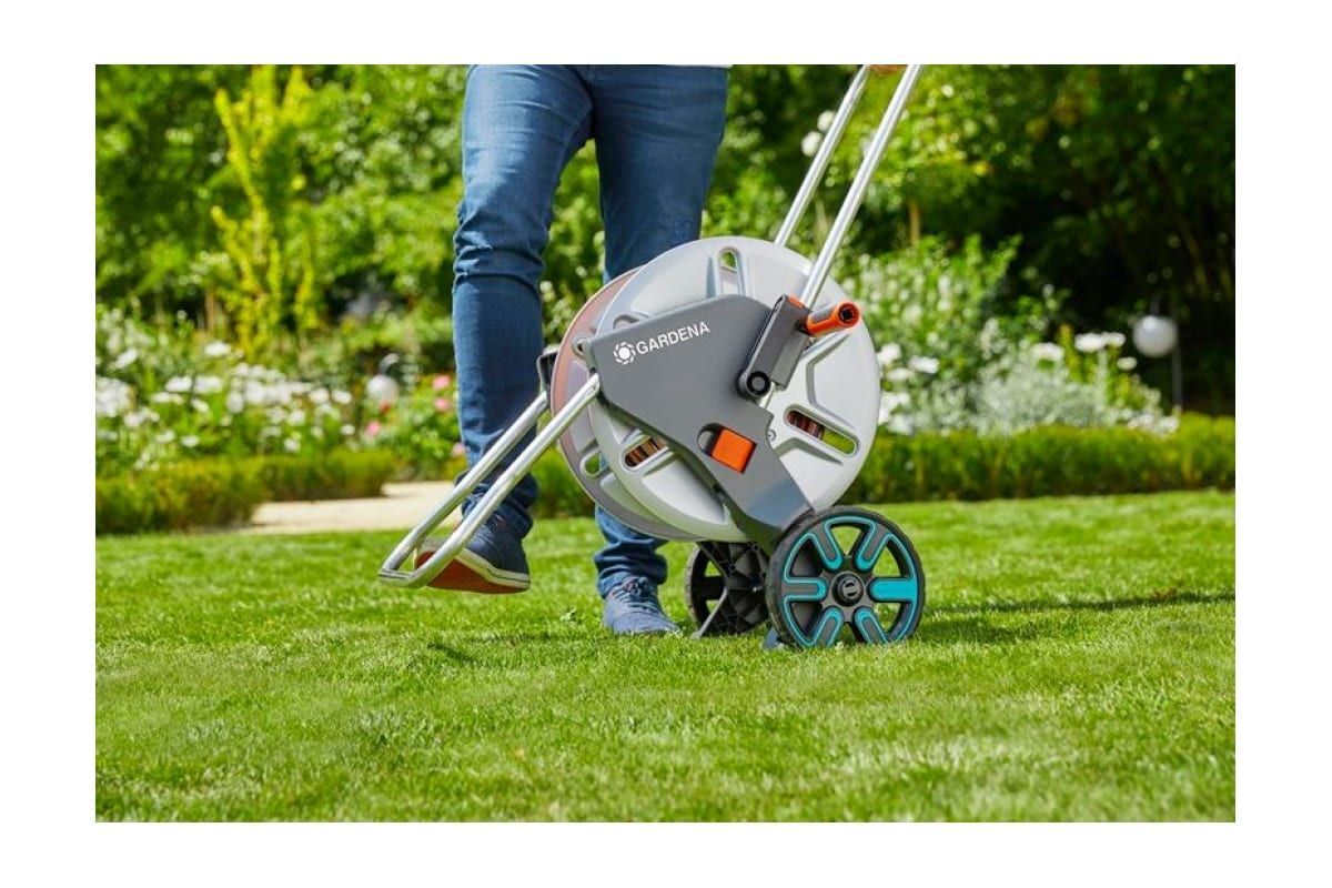 Тележка для шлангов металлическая Gardena AquaRoll M 18540-20.000.00