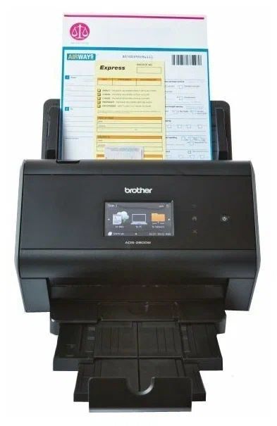 Сканер Brother ADS-2800W черный