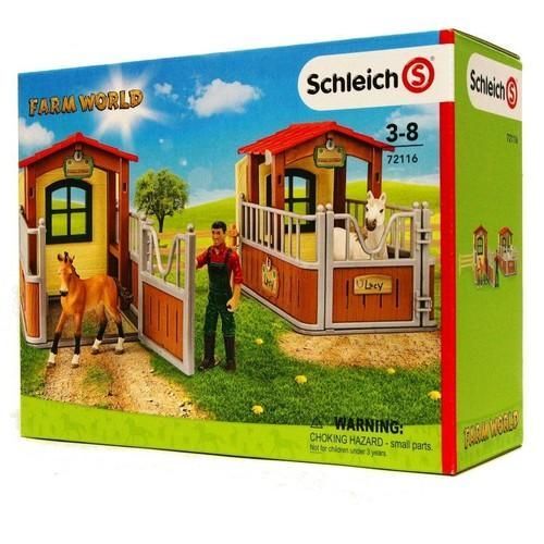 Набор стойл для лошадей Schleich Stable Boxes 72116