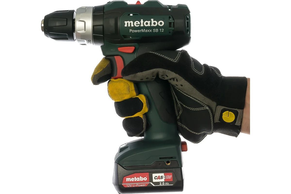 Аккумуляторная ударная дрель-шуруповерт Metabo PowerMaxx SB 12 601076500