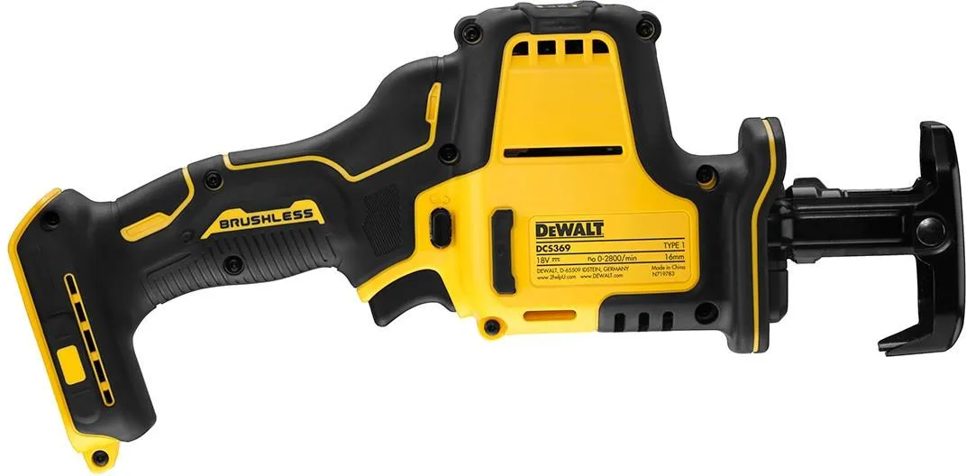 Аккумуляторная компактная сабельная пила DeWalt DCS369P2-QW, с 2 АКБ и ЗУ