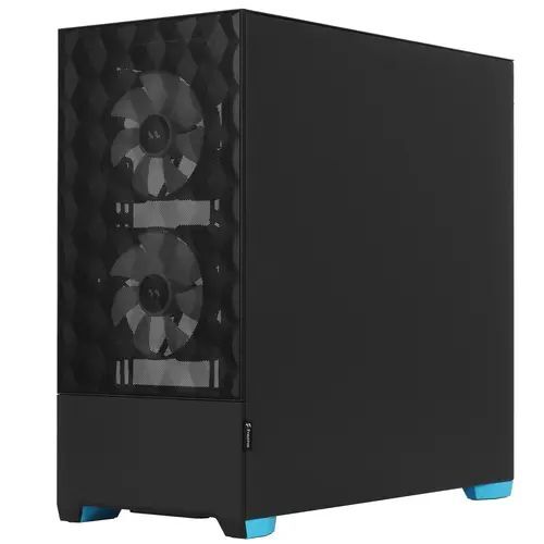 Компьютерный корпус FRACTAL DESIGN Pop Air RGB Cyan Core TG Clear Tint (FD-C-POR1A-02)