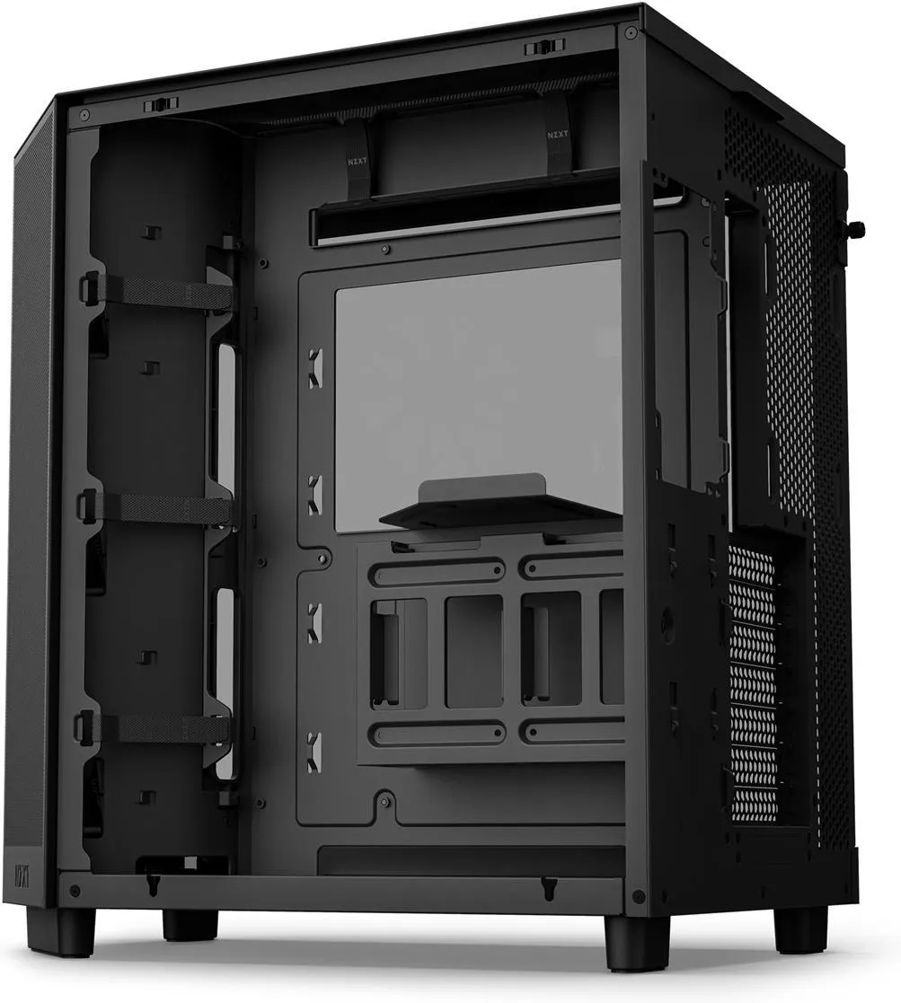 Корпус NZXT H6 Flow, Midi Tower, чёрный, стеклянная панель
