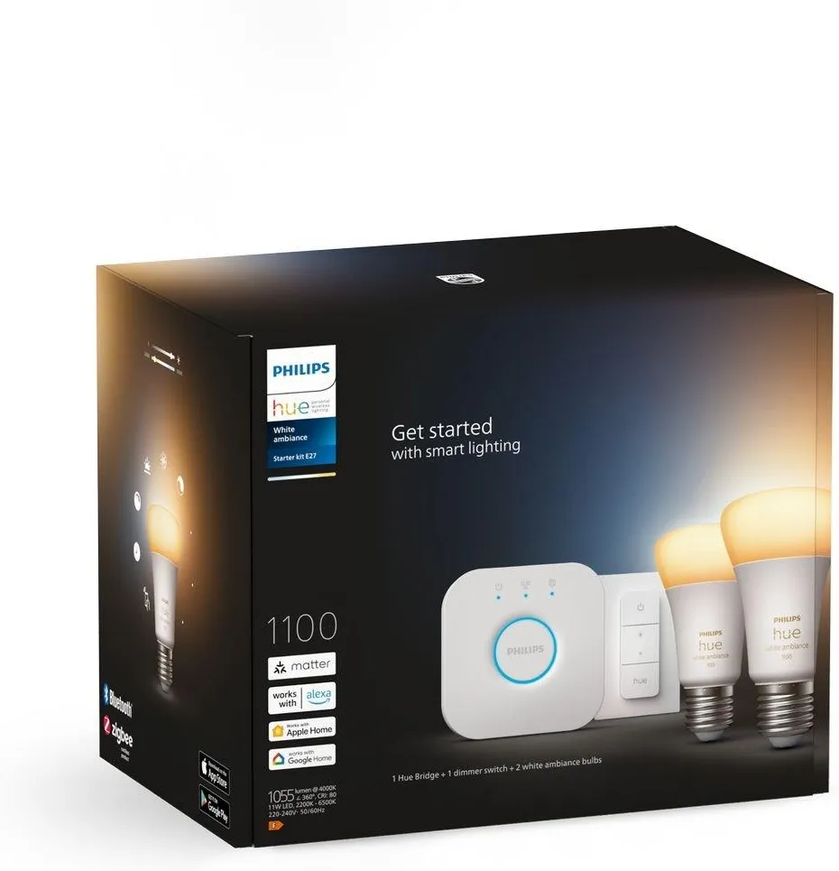 Комплект PHILIPS HUE White ambiance E27 929002468406