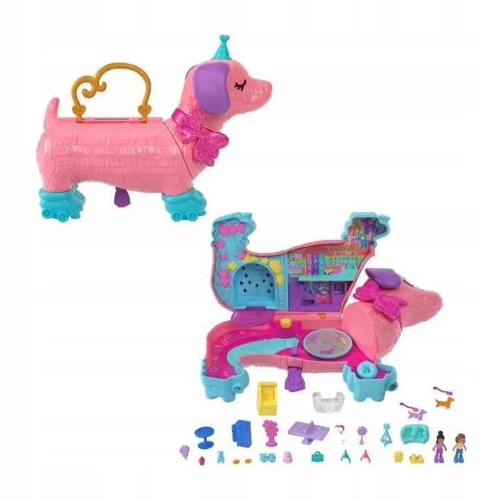 Игрушка Mattel Polly Pocket Вечеринка для собак HKV52 HKV54