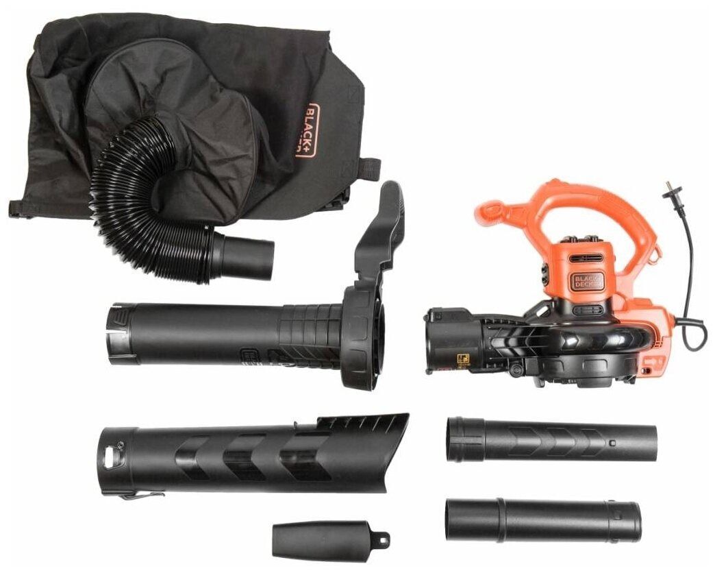 Электрический садовый пылесос BLACK+DECKER BEBLV290-QS, 2900 Вт