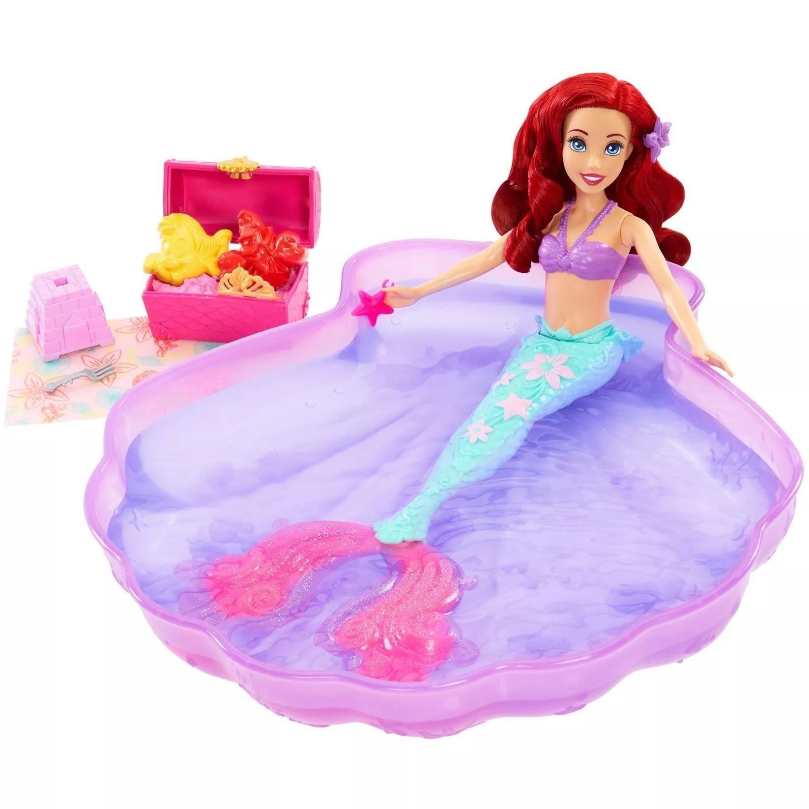 Игровой набор Mattel Русалочка Ариэль с бассейном HWB39