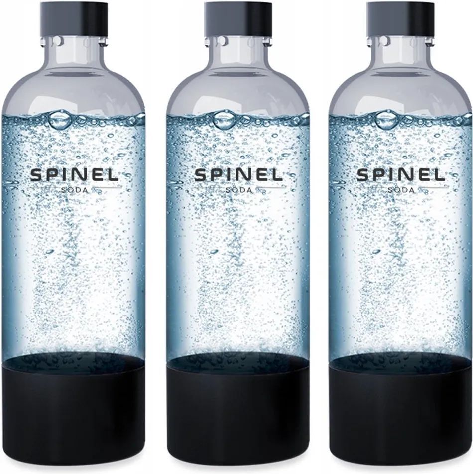Сифон для газирования напитков Spinel Soda BubbleON + баллон + 3 бутылки