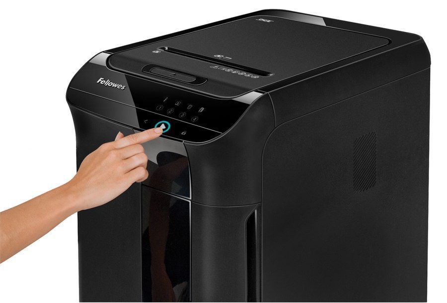 Уничтожитель бумаг Fellowes AutoMax 350C (FS-49641) черный