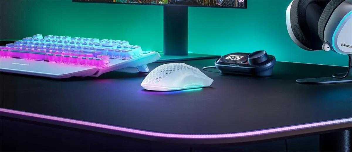 Беспроводная игровая мышь SteelSeries Aerox 3, Ghost