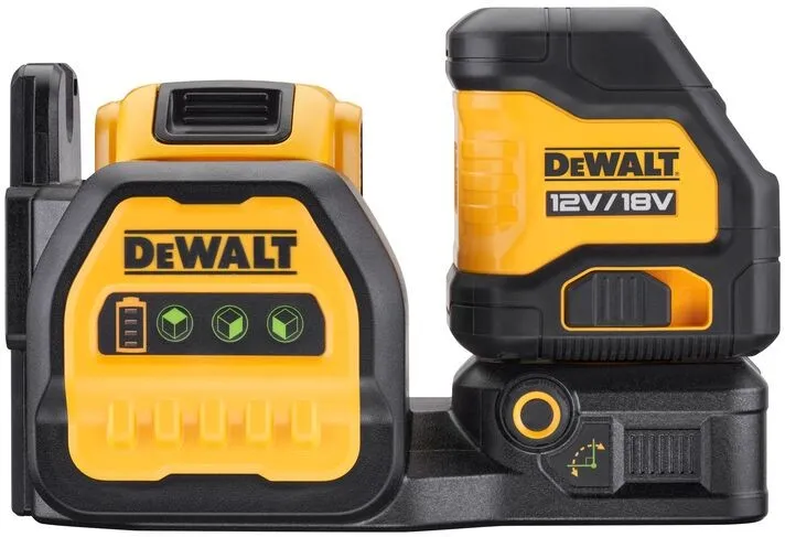 Аккумуляторный лазерный нивелир DeWalt DCE088D1G18, с 1 АКБ (2.0 Ач), ЗУ и кейсом
