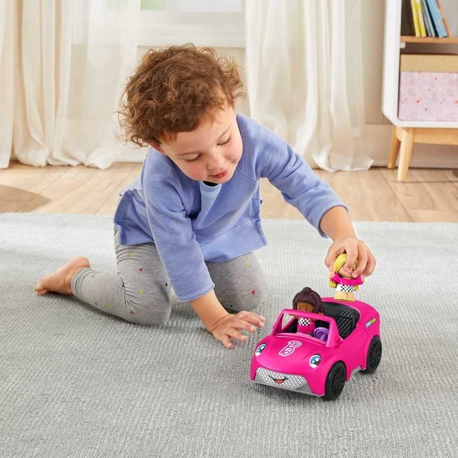 Кабриолет с 2 фигурками Mattel Fisher-Price Little People Barbie HJN53