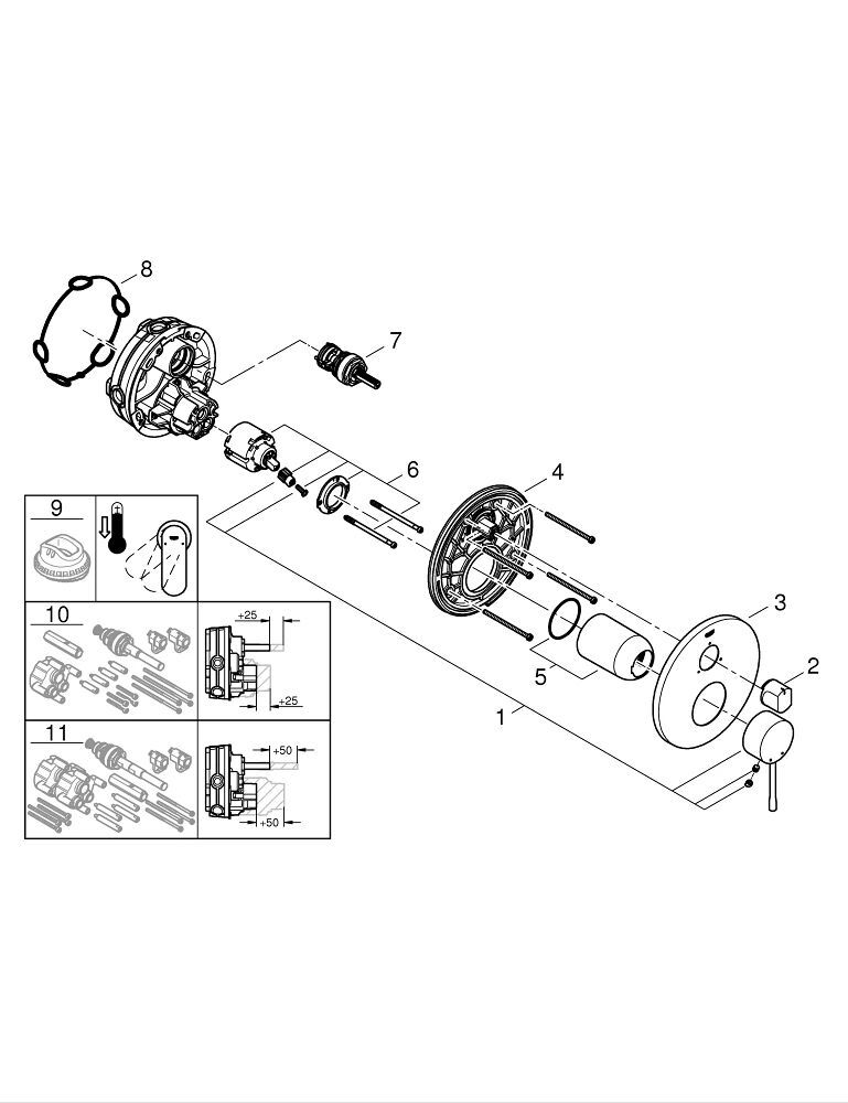 Смеситель для душа Grohe Essence 24092GL1
