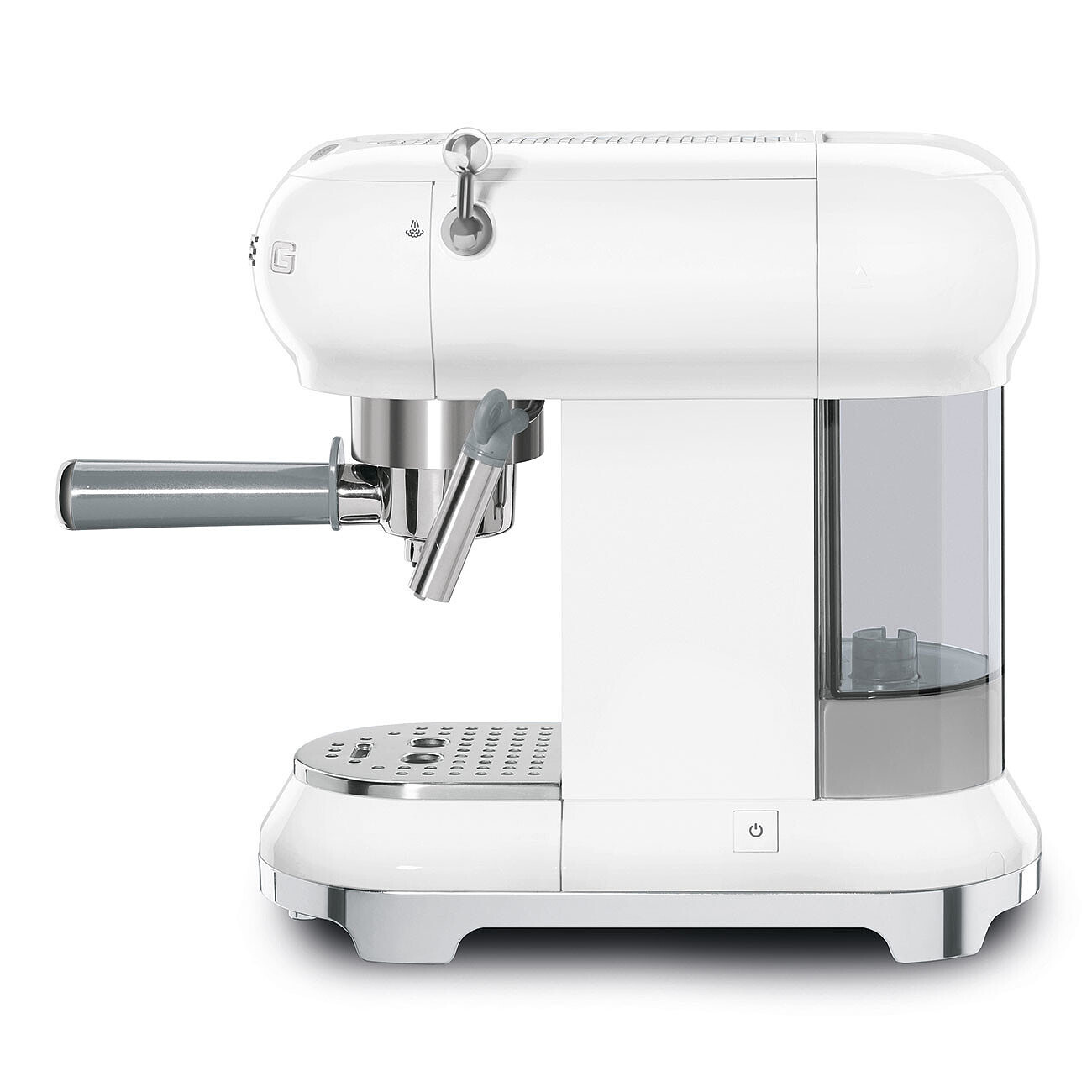 Кофеварка рожковая Smeg ECF01, белый