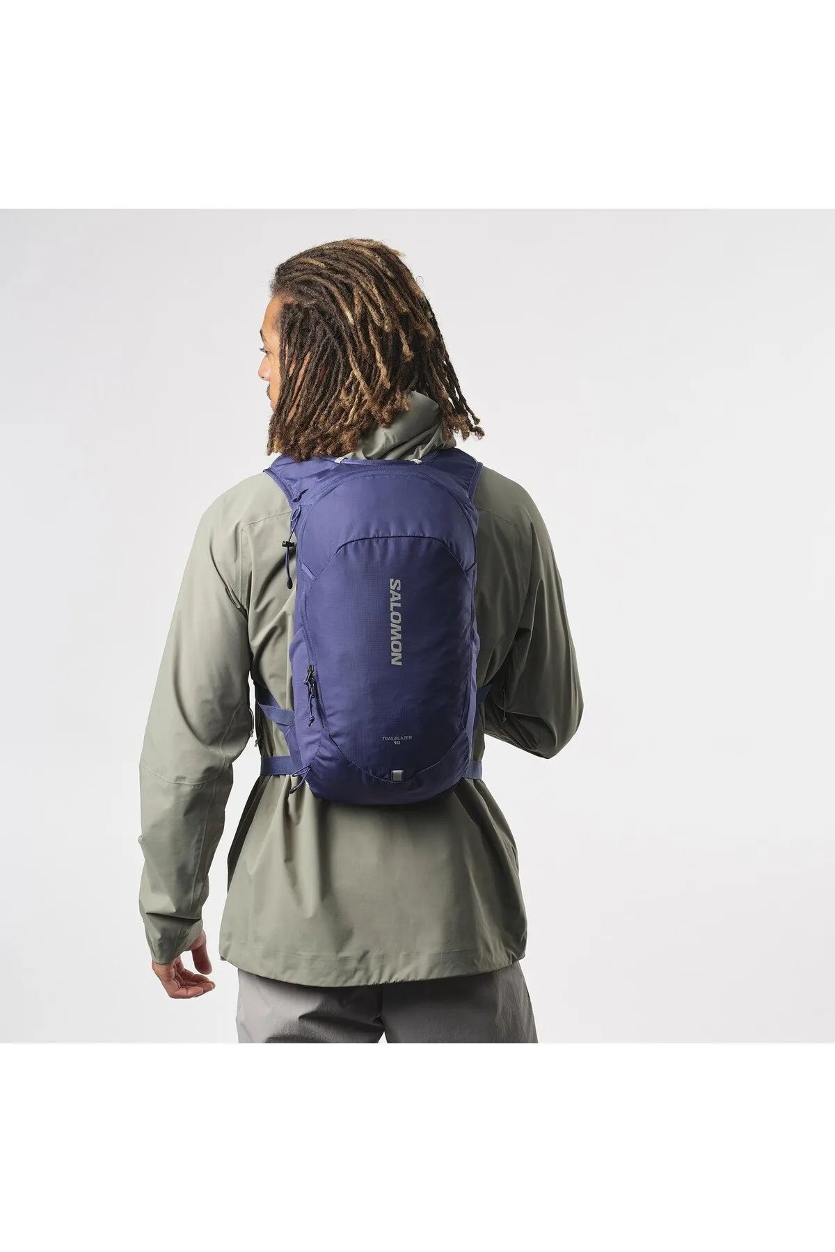 Рюкзак Salomon Trailblazer 10L Mazarine Blue Ghost Gray