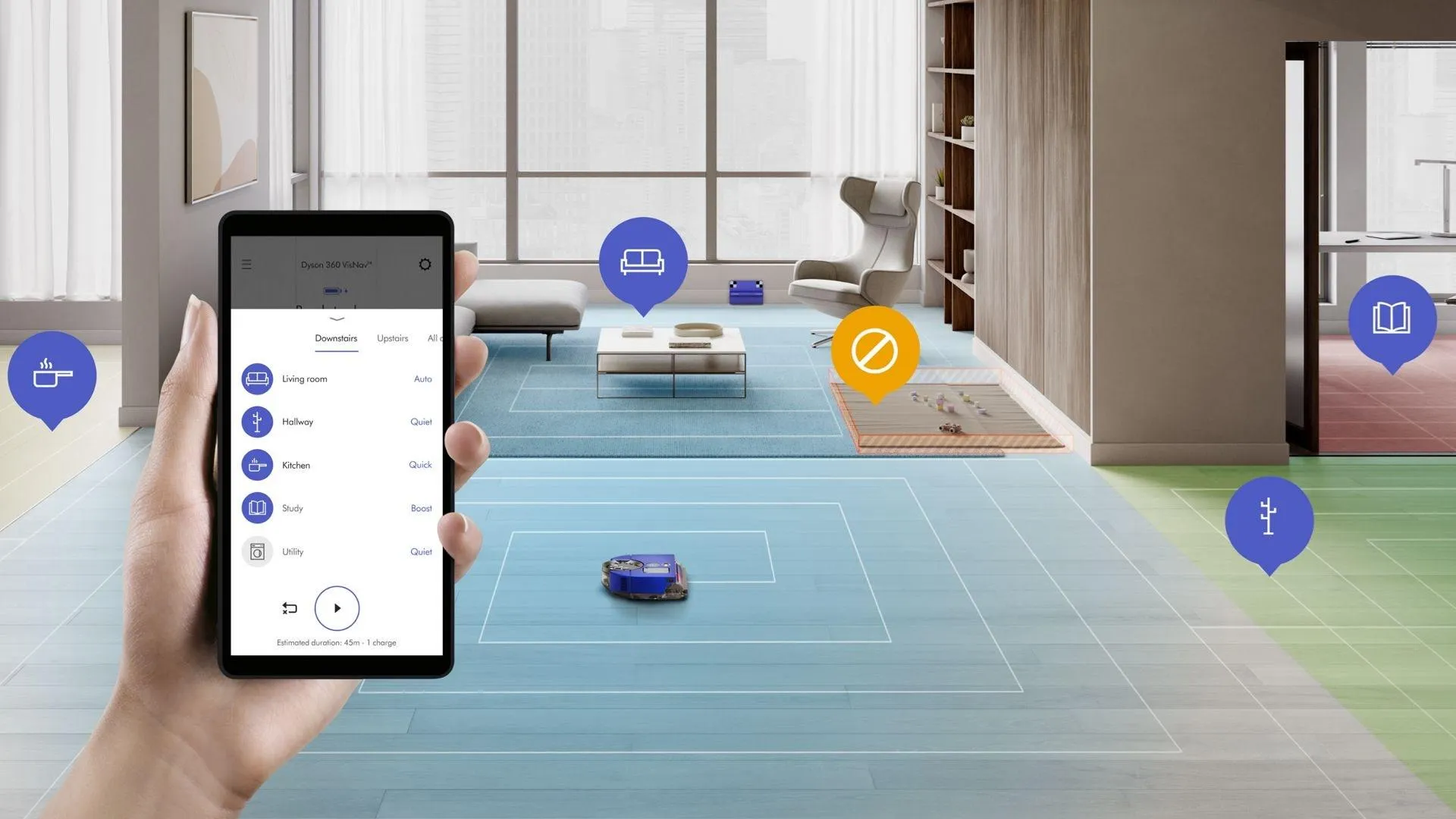Робот-пылесос Dyson 360 Vis Nav