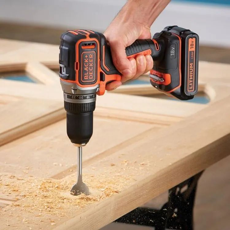 Дрель-шуруповёрт аккумуляторный Black&Decker BL186KB-QW 11.5 Ah/18 V с ЗУ