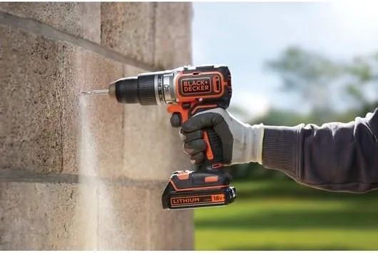 Дрель-шуруповёрт аккумуляторный Black&Decker BL188K-QW 11.5 Ah/18 V с ЗУ