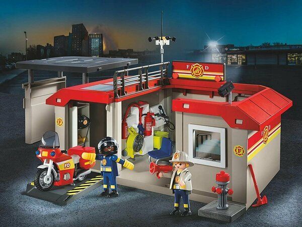 Playmobil City Action 5663 Пожарная станция, 62 дет.