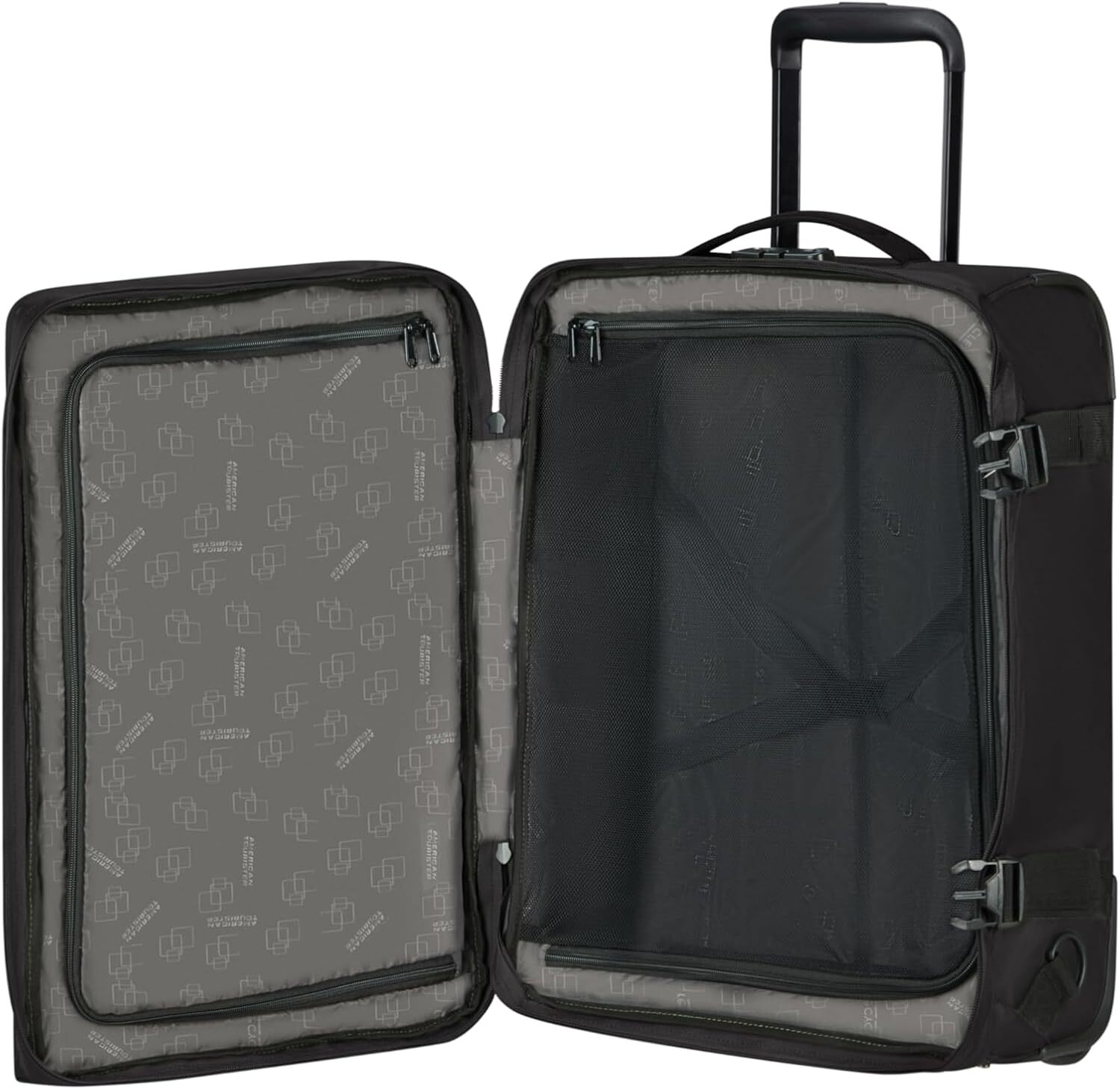 American Tourister Urban Track сумка/рюкзак для путешествий с 2 колёсами S, 55 см, 45,5 л, чёрный