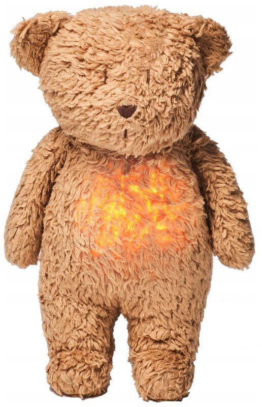 Ночник игрушка мишка Moonie HUMING BEAR, капучино