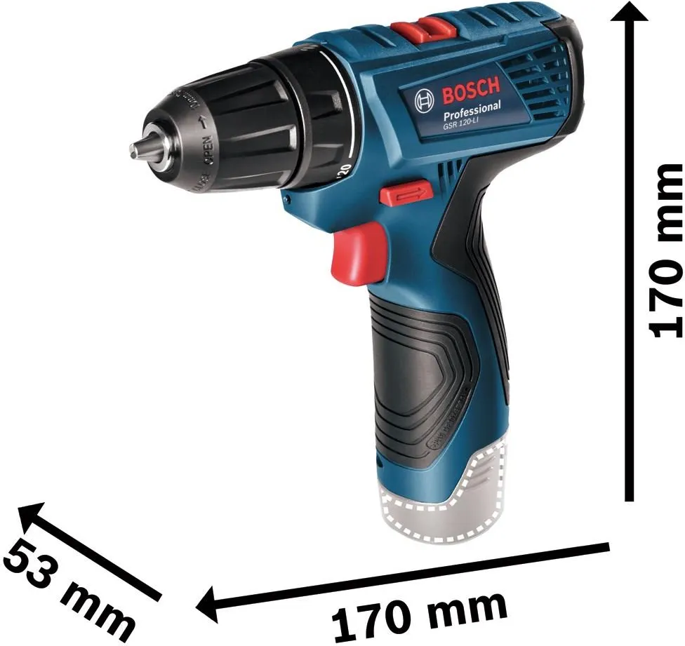 Дрель-шуруповёрт Bosch GSR 120-LI Professional 06019G8004