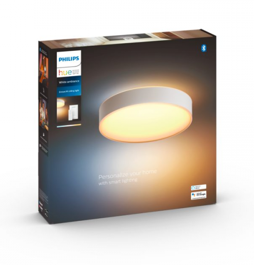 Светильник PHILIPS HUE White ambiance Enrave M 8718696176436, белый