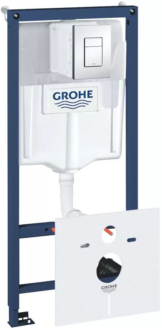 Скрытая рама для монтажа подвесного унитаза 6 в 1 Grohe Rapid SL FRESH Cosmopolitan 39000000