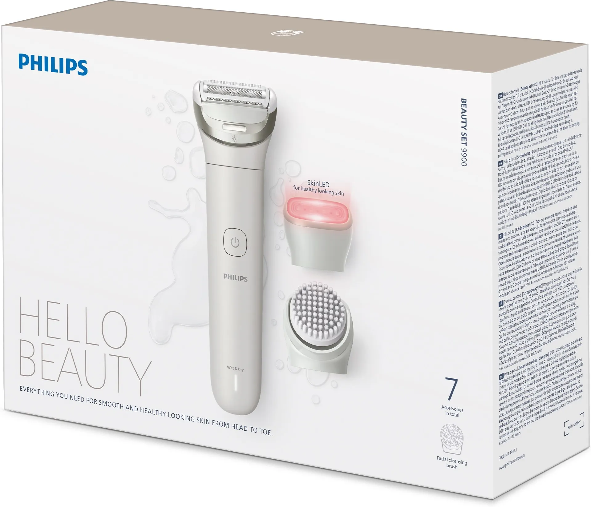 Эпилятор PHILIPS Beauty Set BRE748/00