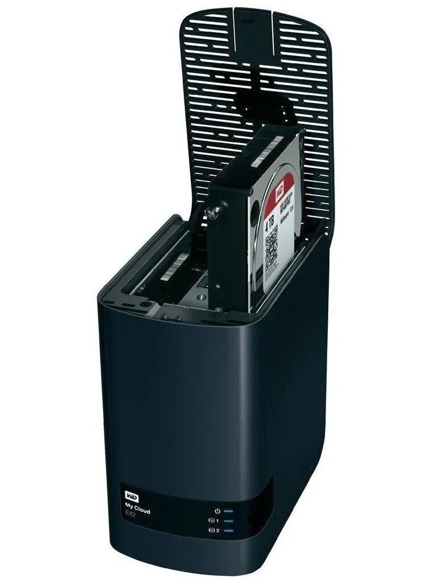 Сетевое хранилище Western Digital My Cloud EX2 6 TB (WDBWAK0060JCH-EEUE)